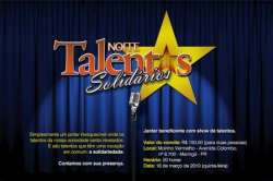 Jantar beneficente 'Noite de Talentos Solidários' será nesta quinta-feira (18)