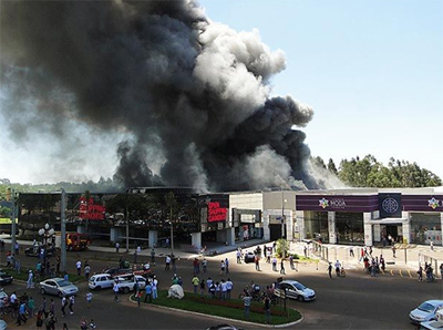 Incêndio atinge shopping recém-inaugurado em Cianorte