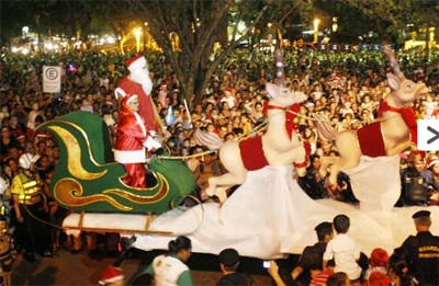 Atrações na praça da Catedral celebram início do Natal em Maringá nesta quinta-feira