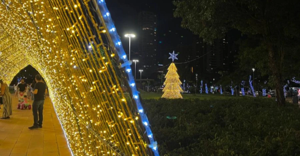 Com chegada do Papai Noel e show de artista nacional, Prefeitura divulga data de abertura da Maringá Encantada 2026