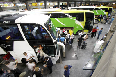 Tarifas de ônibus intermunicipais terão reajuste neste domingo