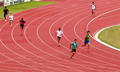Competições nas categorias menores da reuniram mais de 500 atletas na pista da Vila Olímpica