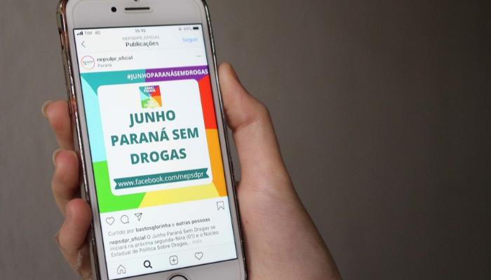 Campanha 'Paraná sem Drogas' terá lives durante todo o mês de junho