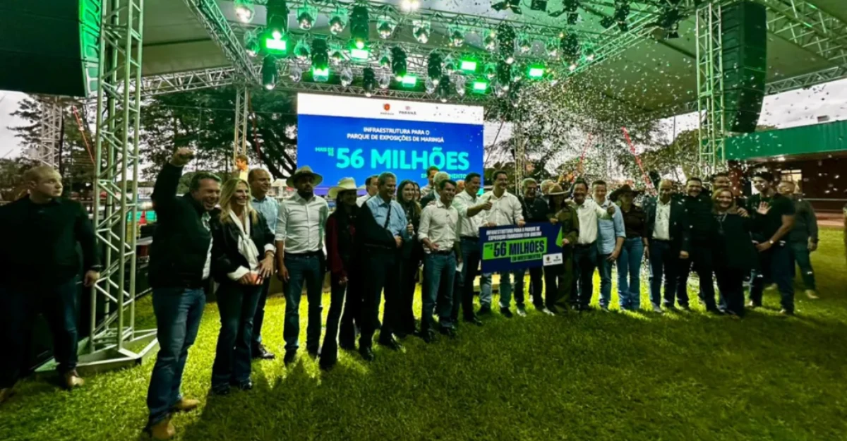 Governo do Paraná anuncia investimento de R$ 53 milhões para revitalização do Parque de Exposições de Maringá