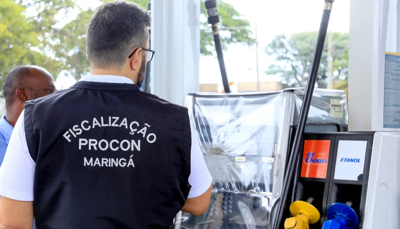 Levantamento do Procon mostra aumento de 0,46% no preço da gasolina em Maringá