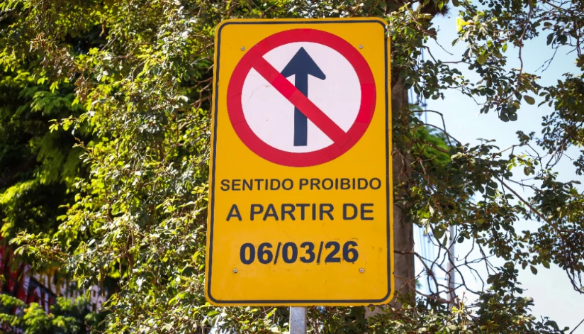 Sentido do trânsito em trecho da Rua Vereador Arlindo Planas é alterado a partir desta sexta (6)