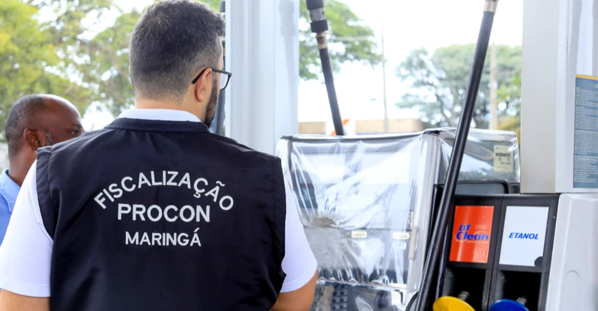 Preço da gasolina varia até 21,7% entre postos de Maringá, mostra pesquisa do Procon