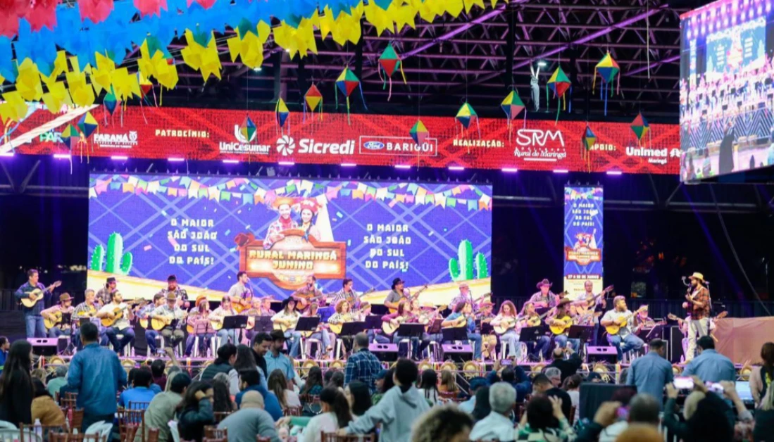 Fim de semana do Rural Maringá Junino terá orquestra, missa sertaneja, almoço, bingo e mais