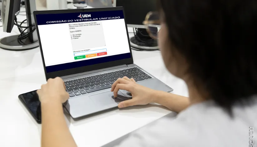 Secretaria Virtual da UEM auxilia candidatos com dúvidas sobre Vestibular e PAS; conheça
