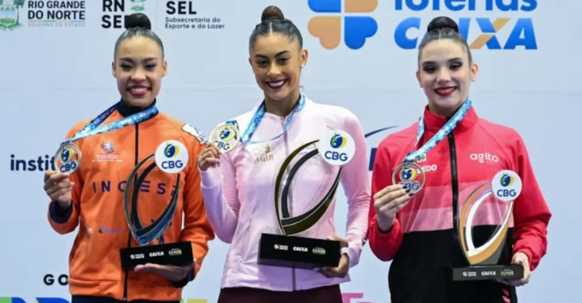 Paranaense Bárbara Domingos conquista primeiro lugar no Campeonato Brasileiro de ginástica rítmica