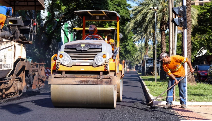Manutenção asfáltica nas avenidas Laguna e Anchieta tem início nesta terça-feira (12)
