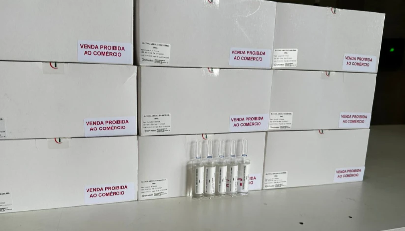 Paraná recebe mais de 400 ampolas de antídotos do metanol Paraná recebe mais de 400 ampolas de antídotos do metanol