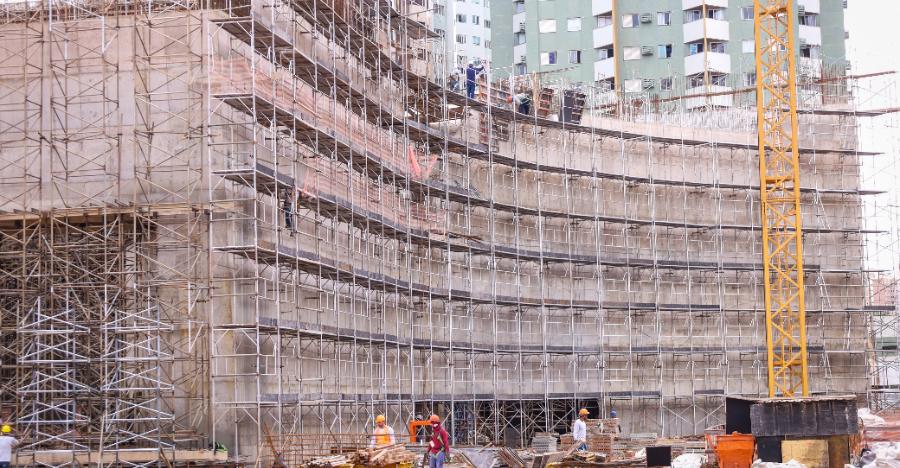 Obras da Ópera Oscar Niemeyer chegam a 43% de execução; veja fotos 