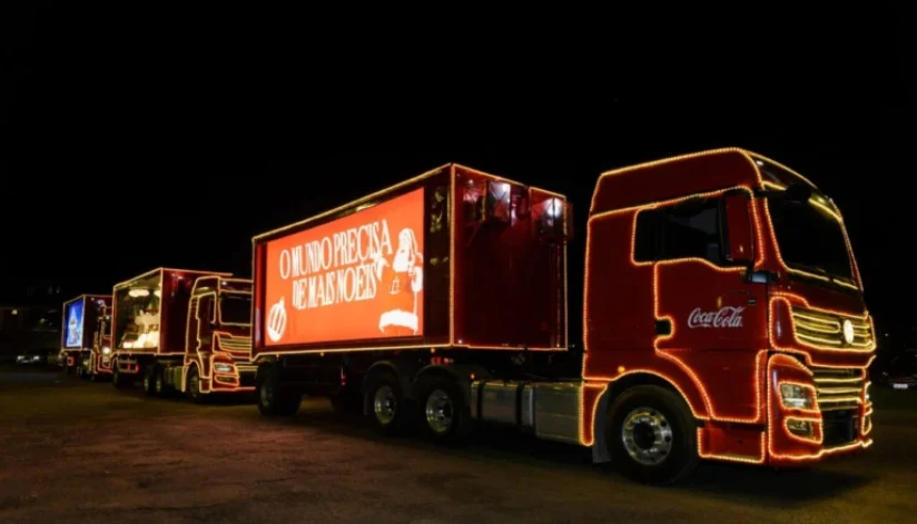 Caravana Iluminada da Coca-Cola divulga data de passagem em Maringá, Sarandi e Mandaguaçu