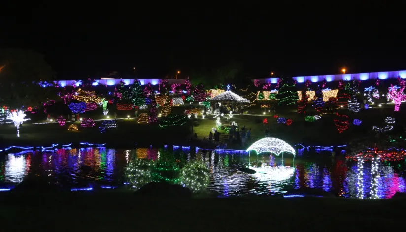 Maringá Encantada: abertura da programação de Natal no Parque do Japão será nesta sexta (24)