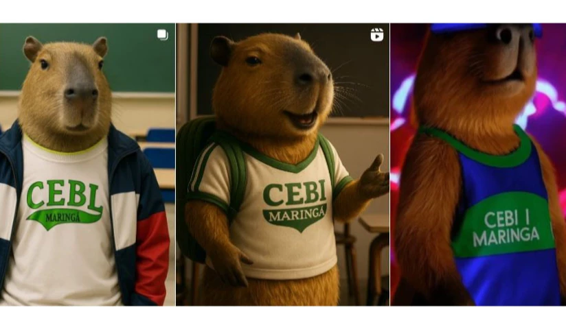 Dona Itibéti: conheça a capivara virtual criada por alunos do Colégio Brasílio Itiberê Dona Itibéti: conheça a capivara virtual criada por alunos do Colégio Brasílio Itiberê