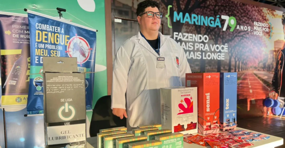 Prefeitura e UEM oferecem serviços de saúde, bem-estar e orientações na Expoingá 2026