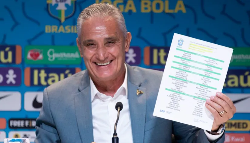 Confira a lista de convocados para a seleção brasileira da Copa do Mundo 2022