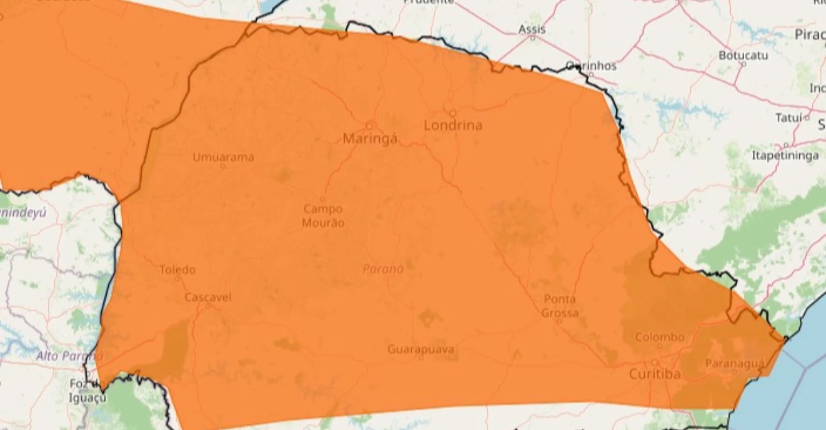 Maringá entra em novo alerta de tempestade do Inmet; saiba mais