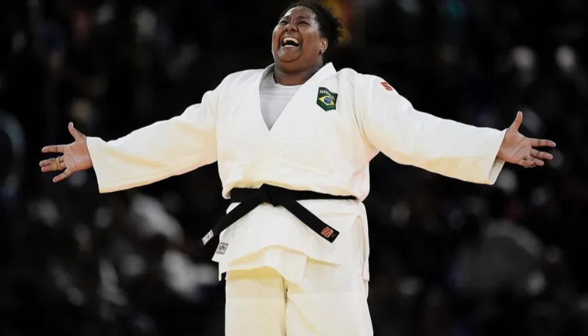 Judoca Beatriz Souza ganha o primeiro ouro do Brasil nas Olimpíadas de Paris