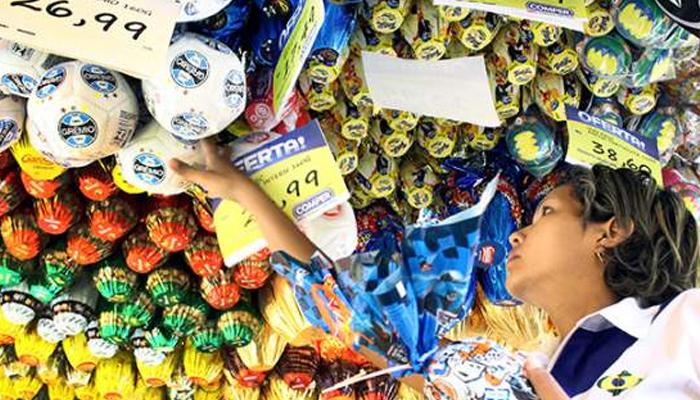 Pesquisa aponta uma variação de até 67% nos preços dos ovos de Páscoa Pesquisa aponta uma variação de até 67% nos preços dos ovos de Páscoa