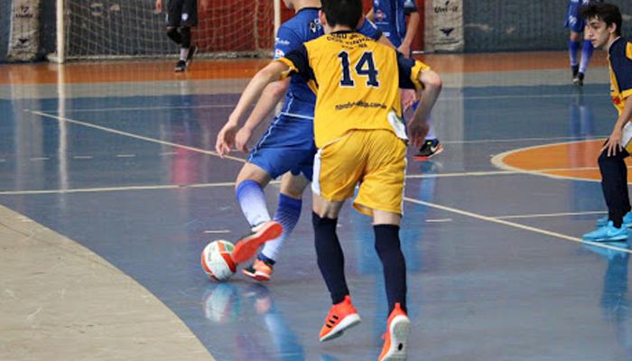 Final do futsal masculino é destaque no Ginásio Valdir Pinheiro