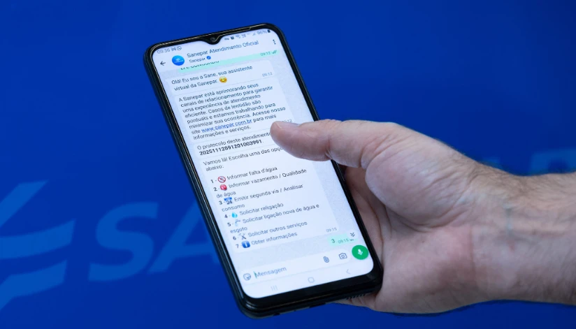 Sanepar lança renegociação de dívidas por WhatsApp; saiba como funciona
