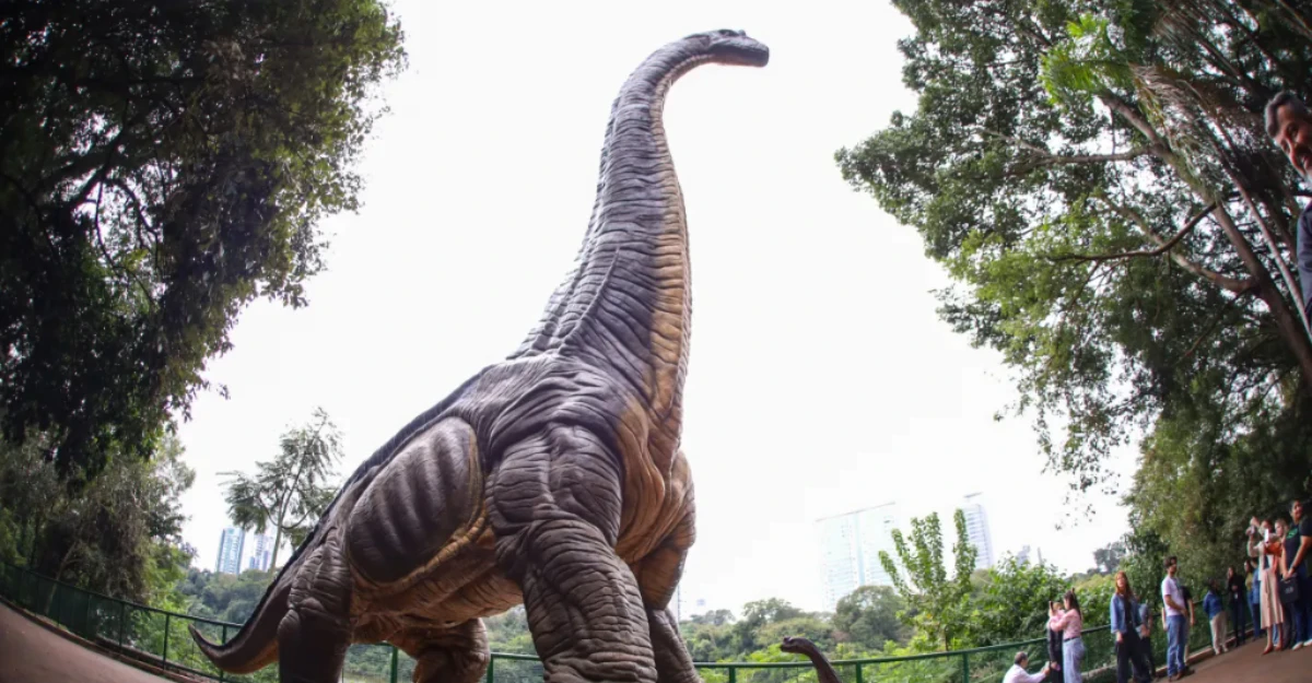 Exposição 'Jurássico Condor' chega à última semana no Parque do Ingá
