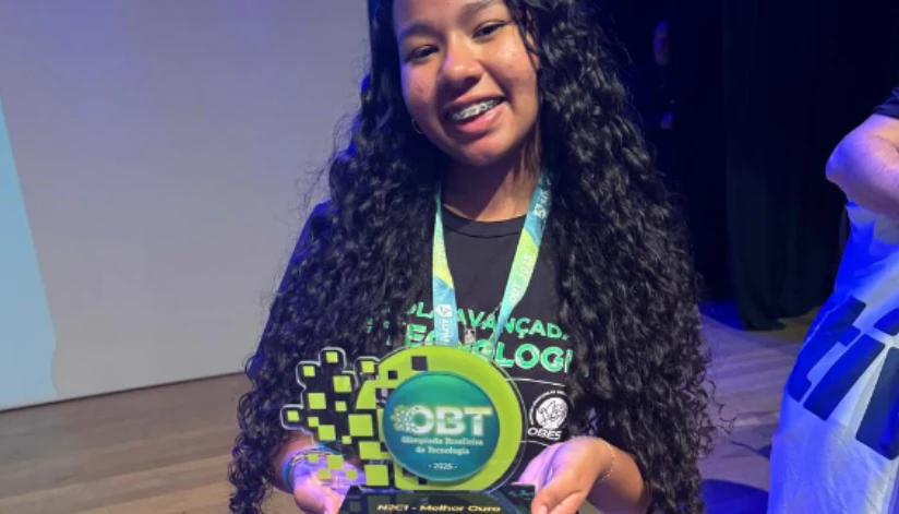Jovem de Sarandi conquista medalha de ouro na Olimpíada Brasileira de Tecnologia