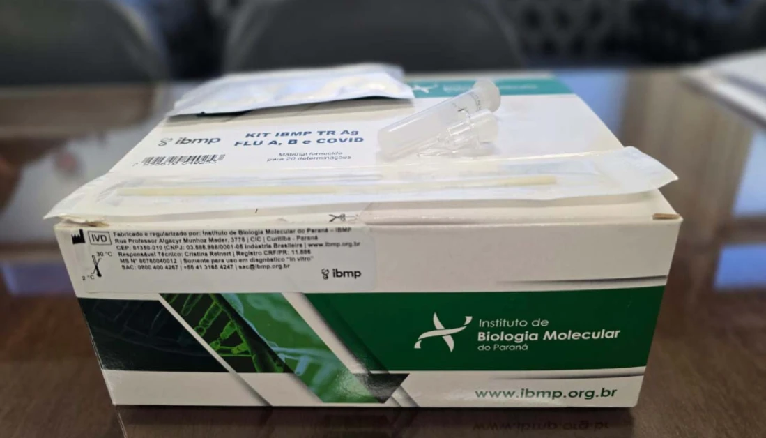 Governo estadual vai distribuir 100 mil testes rápidos para Influenza A, B e Covid-19 Governo estadual vai distribuir 100 mil testes rápidos para Influenza A, B e Covid-19