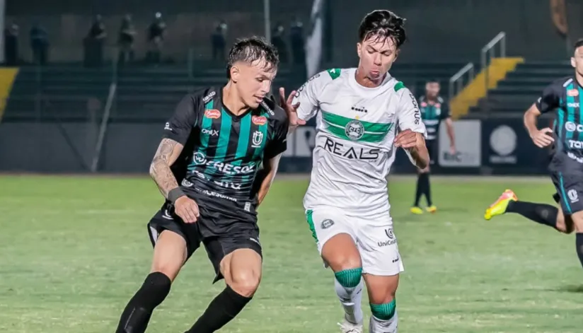 Maringá FC é superado pelo Coritiba e perde o segundo jogo seguido no Willie Davids