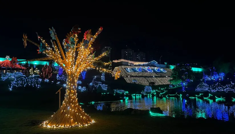 ‘Maringá Encantada 2024’ chega ao Parque do Japão; veja fotos