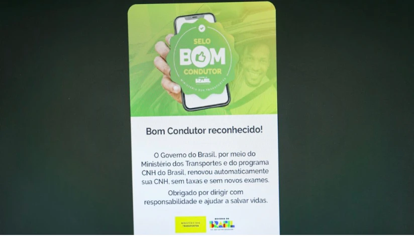 Renovação automática de CNH beneficia mais de 300 mil condutores na primeira semana