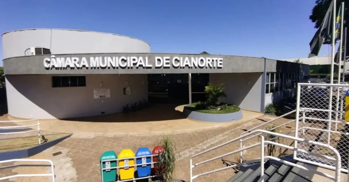 Câmara Municipal de Cianorte abre concurso com salários de até R$ 9,9 mil