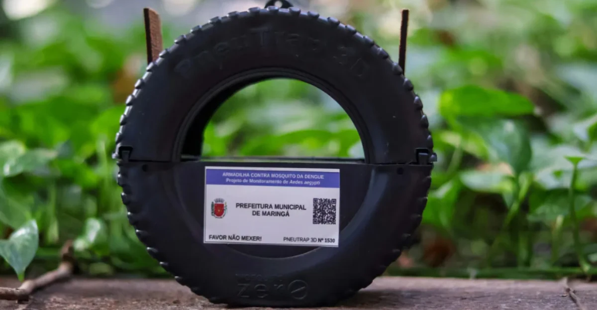 Conheça a "Pneutrap", armadilha inovadora contra a dengue que chega a Maringá