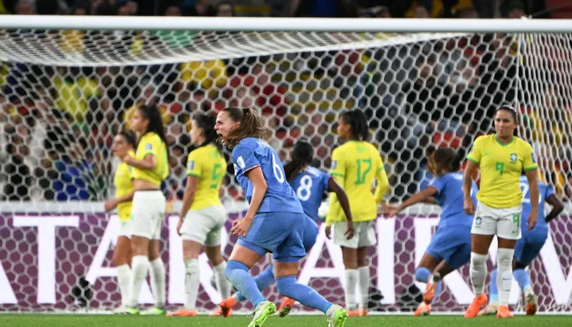 França vence Brasil por 2 a 1 e assume liderança do grupo F na Copa do Mundo Feminina de Futebol