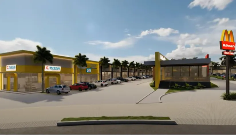 Maringá terá street mall com mais de 20 lojas e McDonald’s