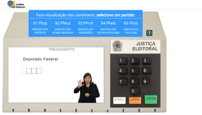 Simulador do TSE: confira a ordem de votação na urna eletrônica
