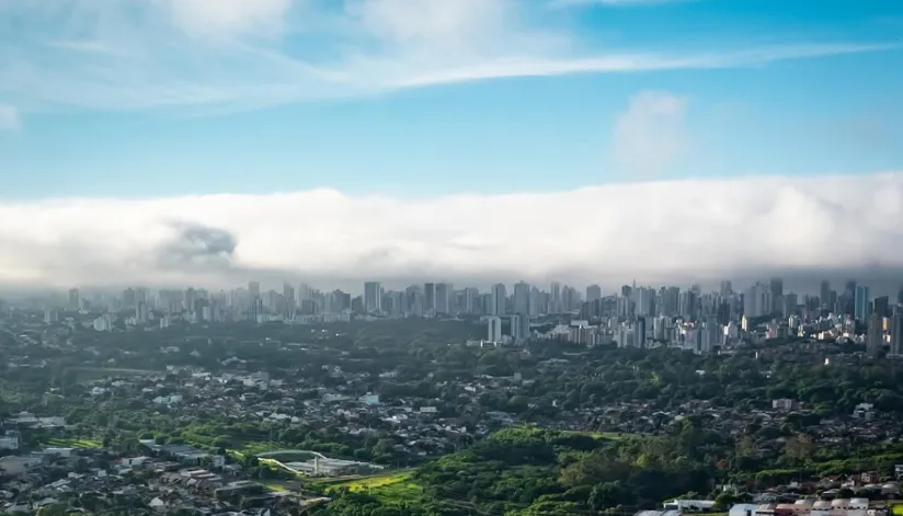 Em Maringá, semana começa com tempo estável e máxima de 28º